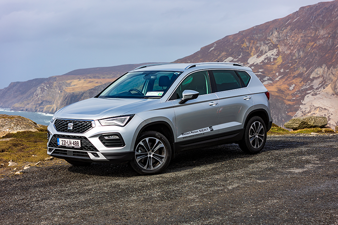 Seat Ateca at Sliabh Liag 